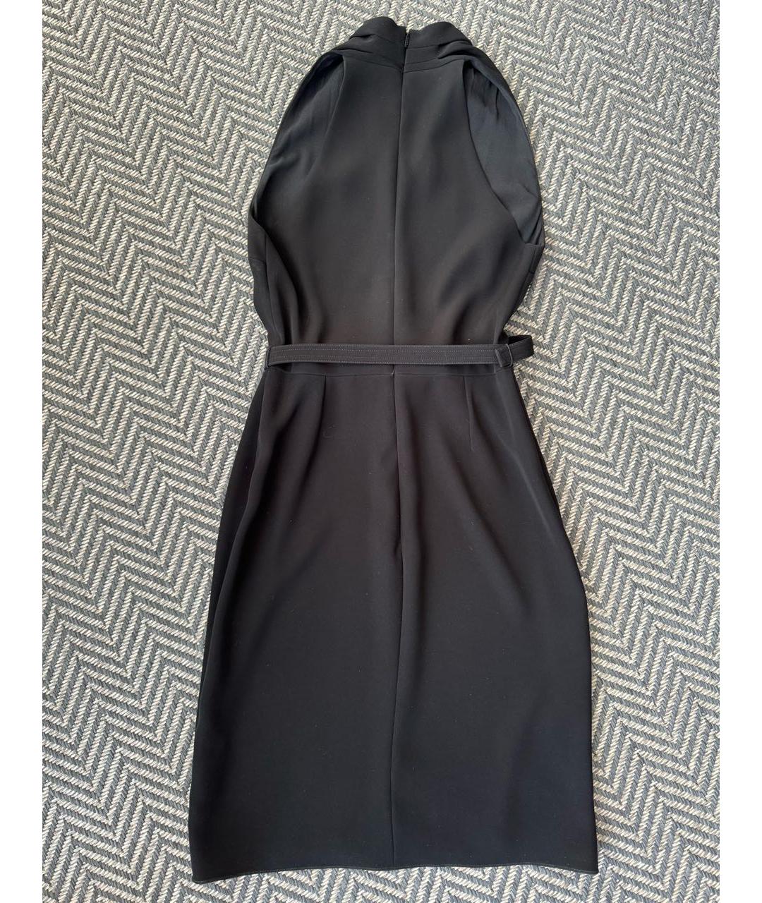 GUCCI Черное шелковое коктейльное платье, фото 2