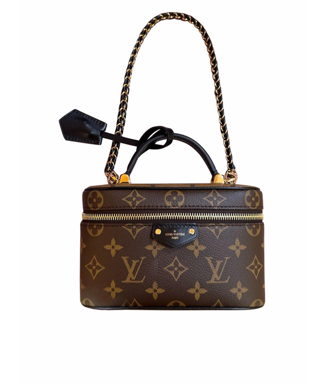 LOUIS VUITTON PRE-OWNED Коричневая кожаная сумка через плечо, фото 1