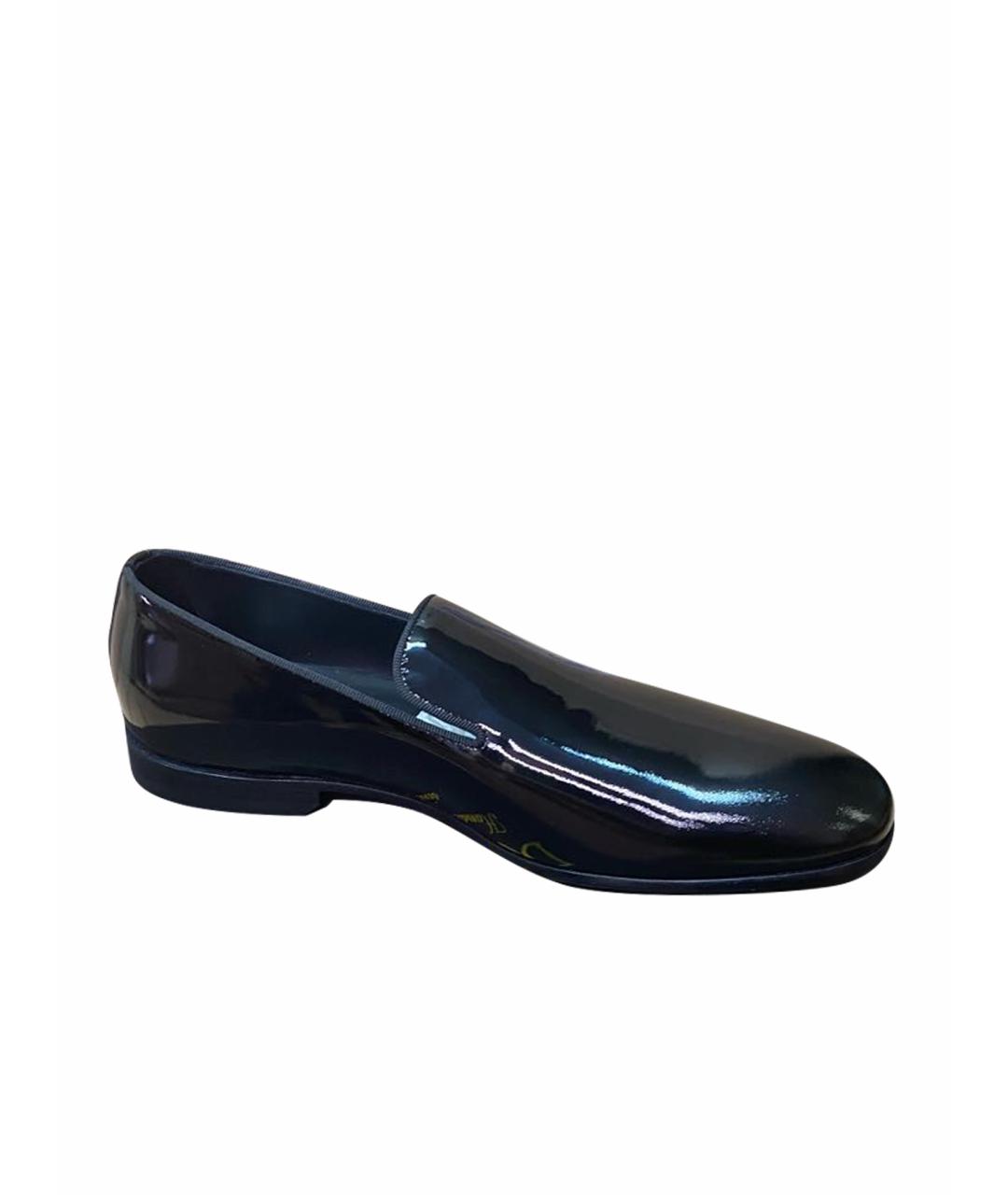 DOUCAL'S Черные кожаные туфли, фото 1