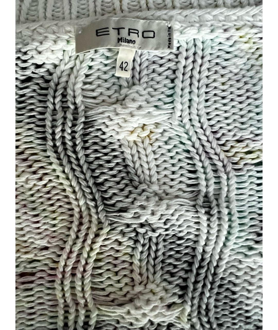 ETRO Мульти хлопковый джемпер / свитер, фото 6