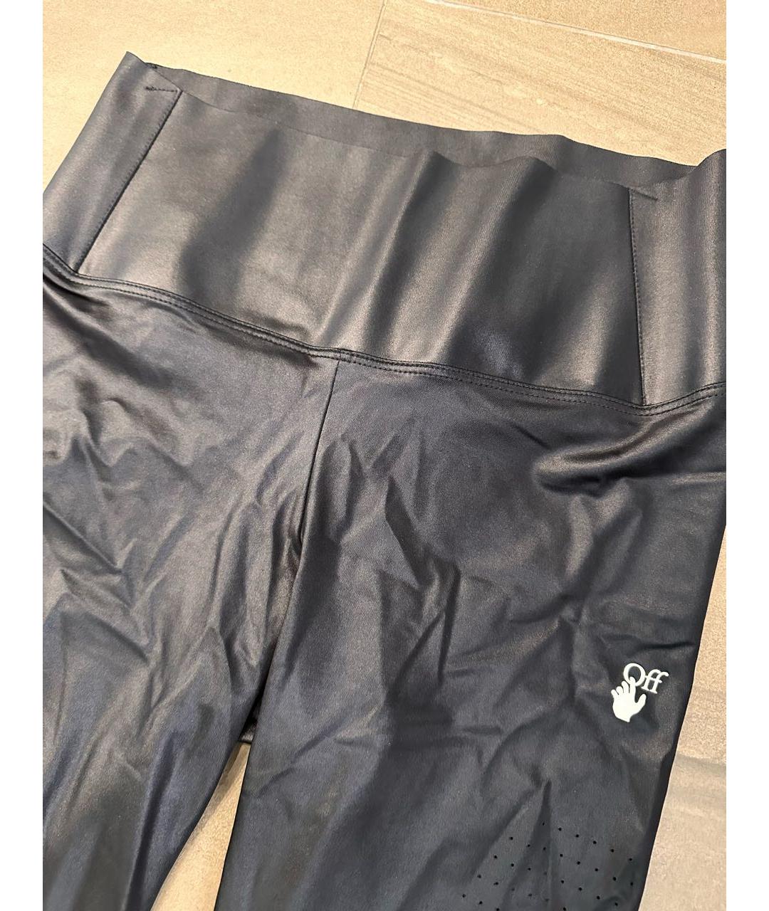 OFF-WHITE Черные спортивные брюки и шорты, фото 4