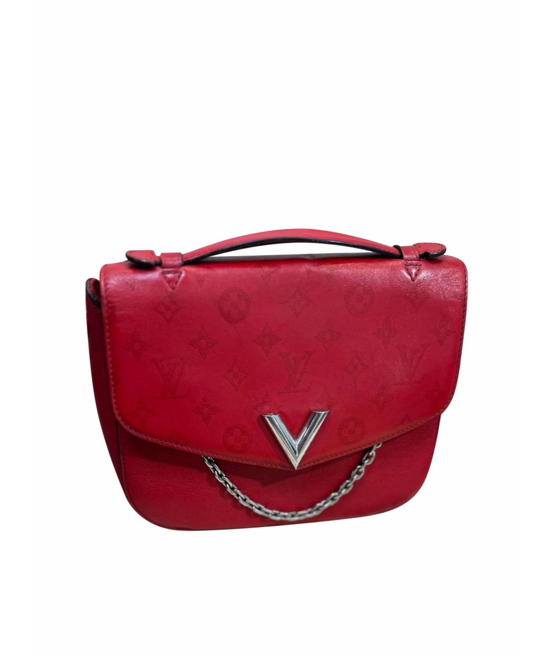 LOUIS VUITTON PRE-OWNED Красная кожаная сумка через плечо, фото 1