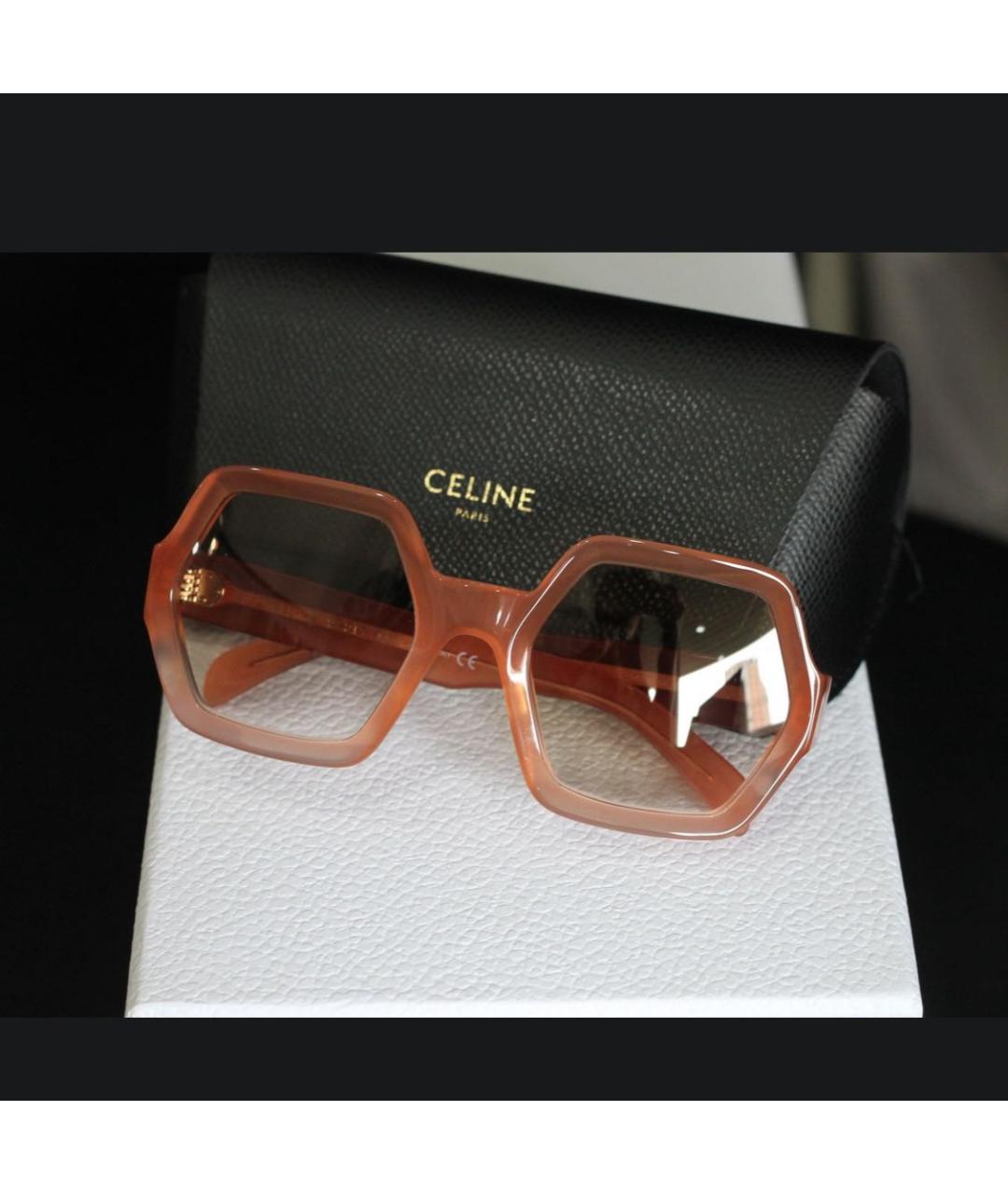 CELINE PRE-OWNED Пластиковые солнцезащитные очки, фото 2