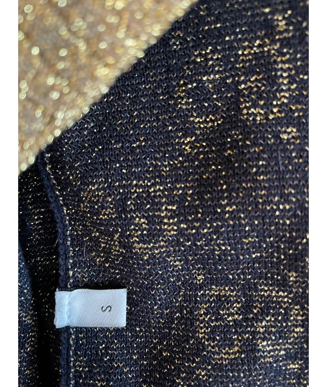 GUCCI Темно-синий хлопковый кардиган, фото 8