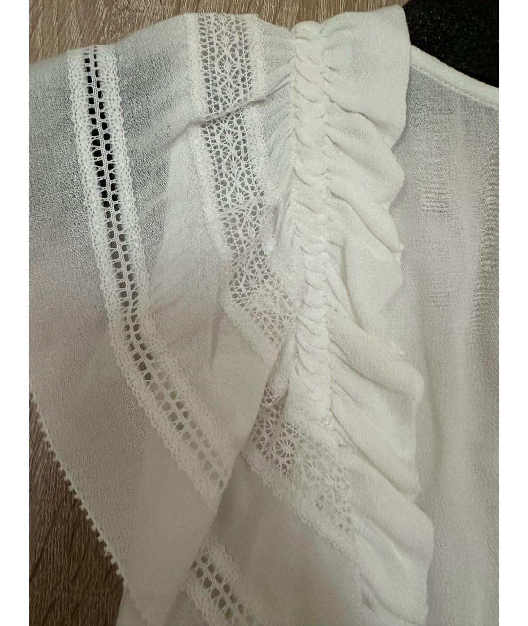 IRO Белая вискозная блузы, фото 7