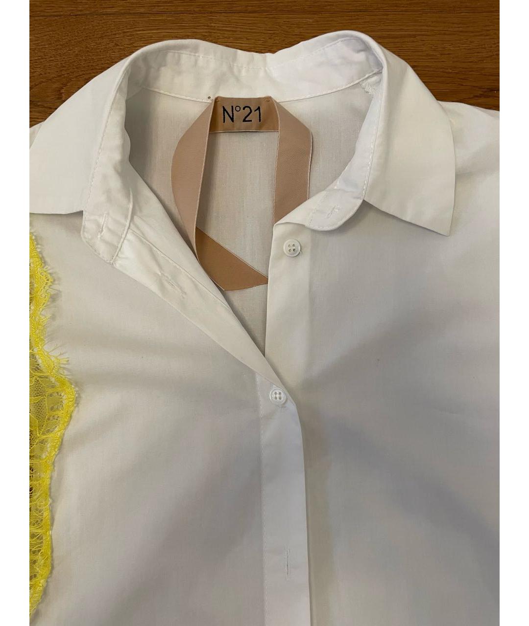 NO. 21 Белая хлопковая рубашка, фото 3