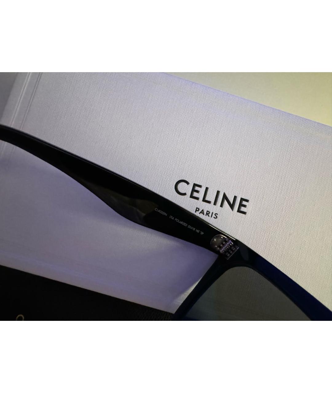 CELINE PRE-OWNED Черные солнцезащитные очки, фото 6