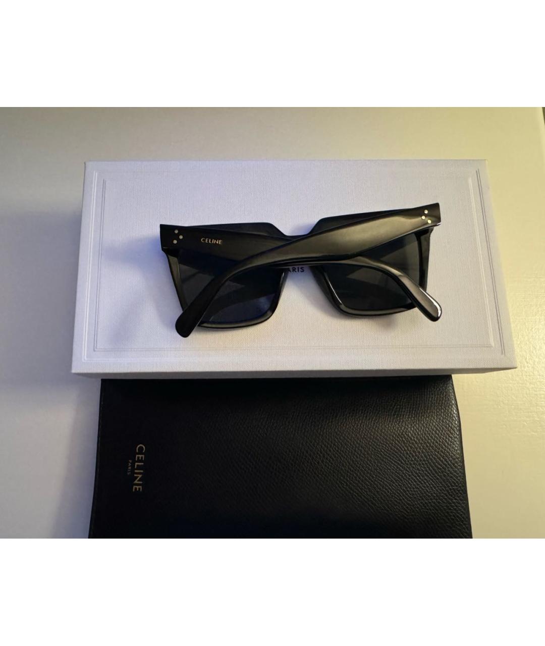 CELINE PRE-OWNED Черные солнцезащитные очки, фото 3