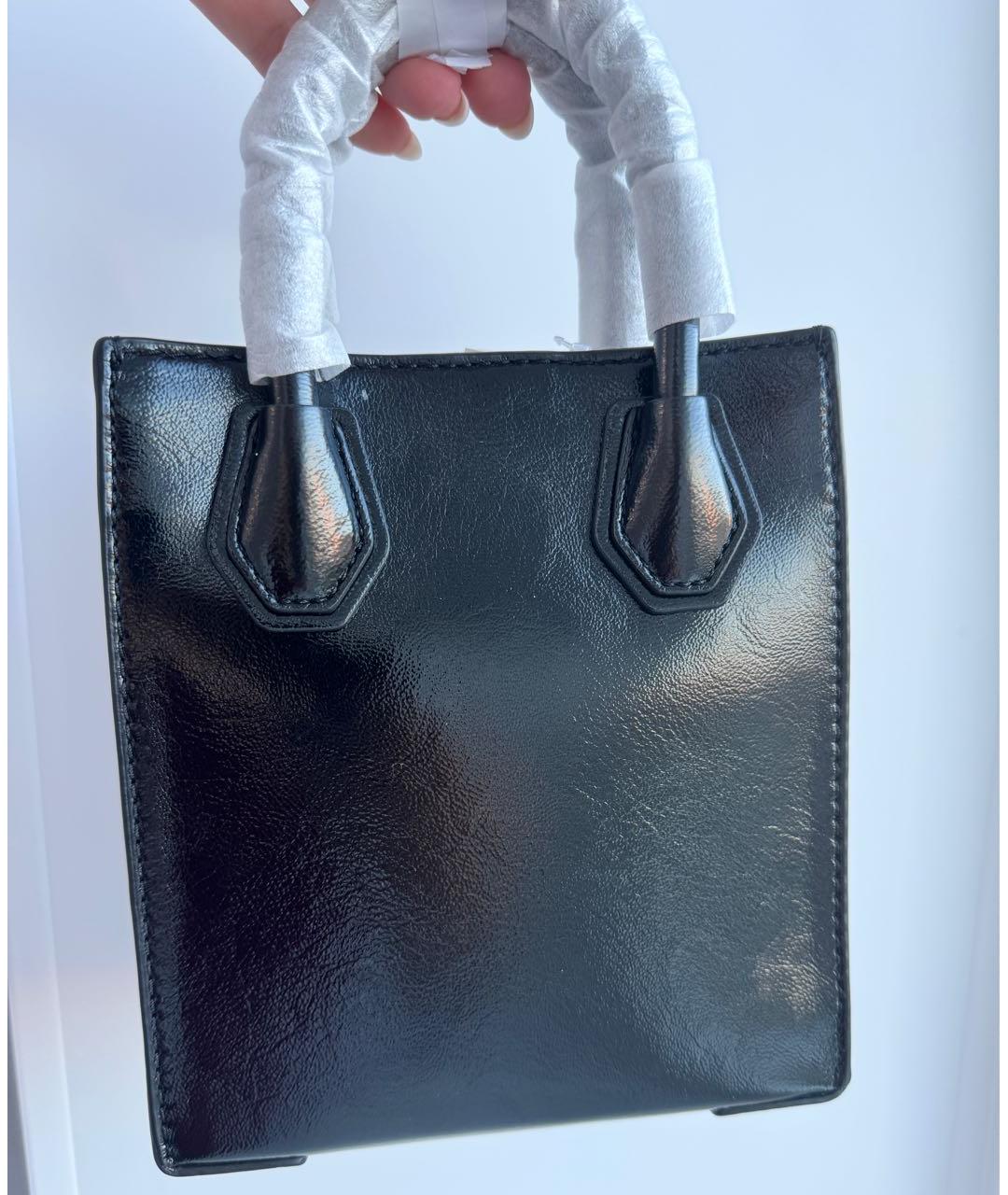 MICHAEL MICHAEL KORS Черная сумка через плечо из искусственной кожи, фото 3