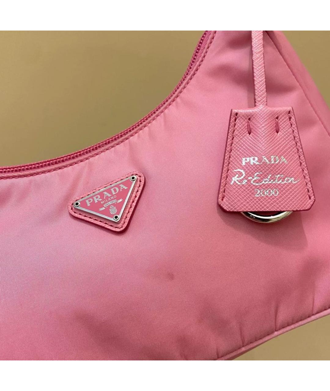 PRADA Розовая сумка через плечо, фото 8