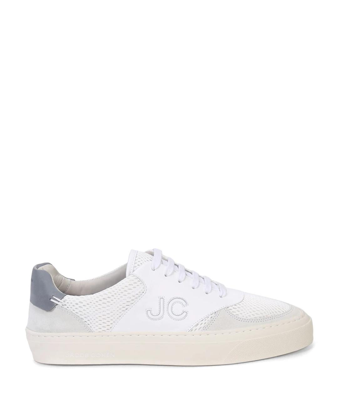 JACOB COHEN Белые низкие кроссовки / кеды, фото 1