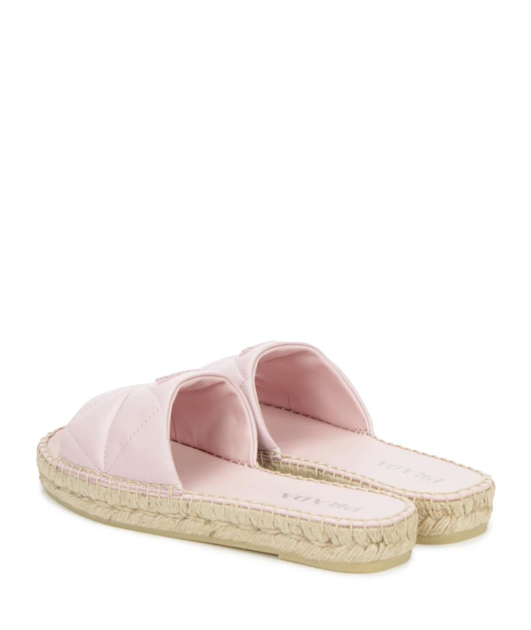 PRADA Розовые шлепанцы, фото 4