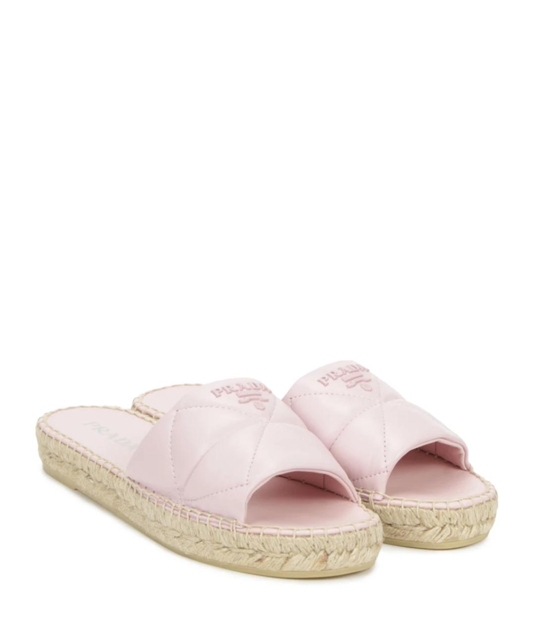 PRADA Розовые шлепанцы, фото 2