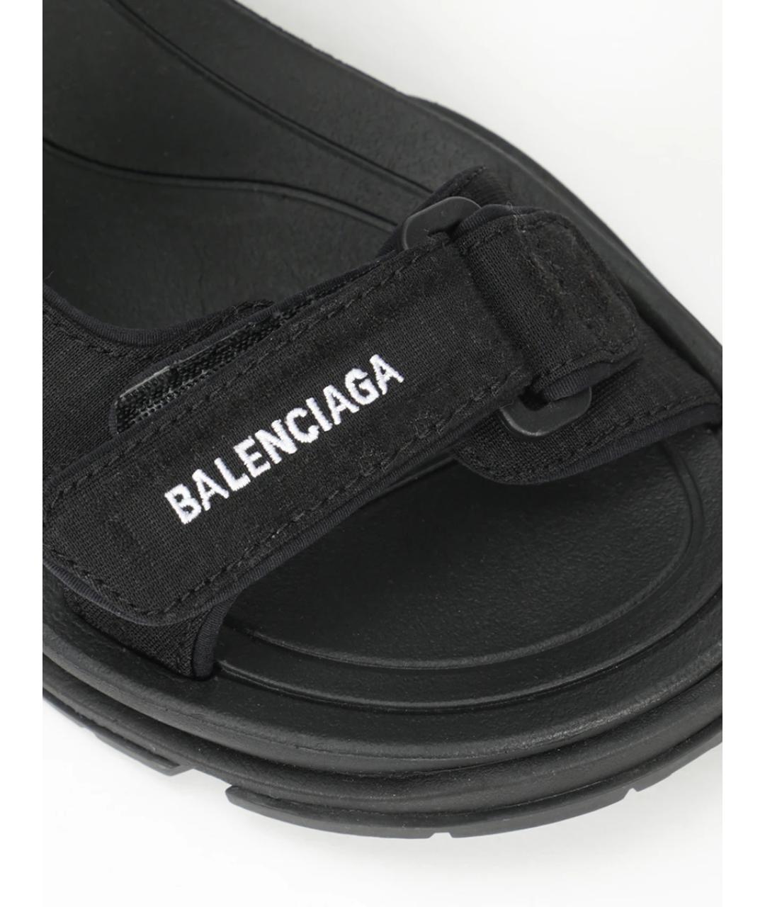 BALENCIAGA Черные сандалии, фото 5