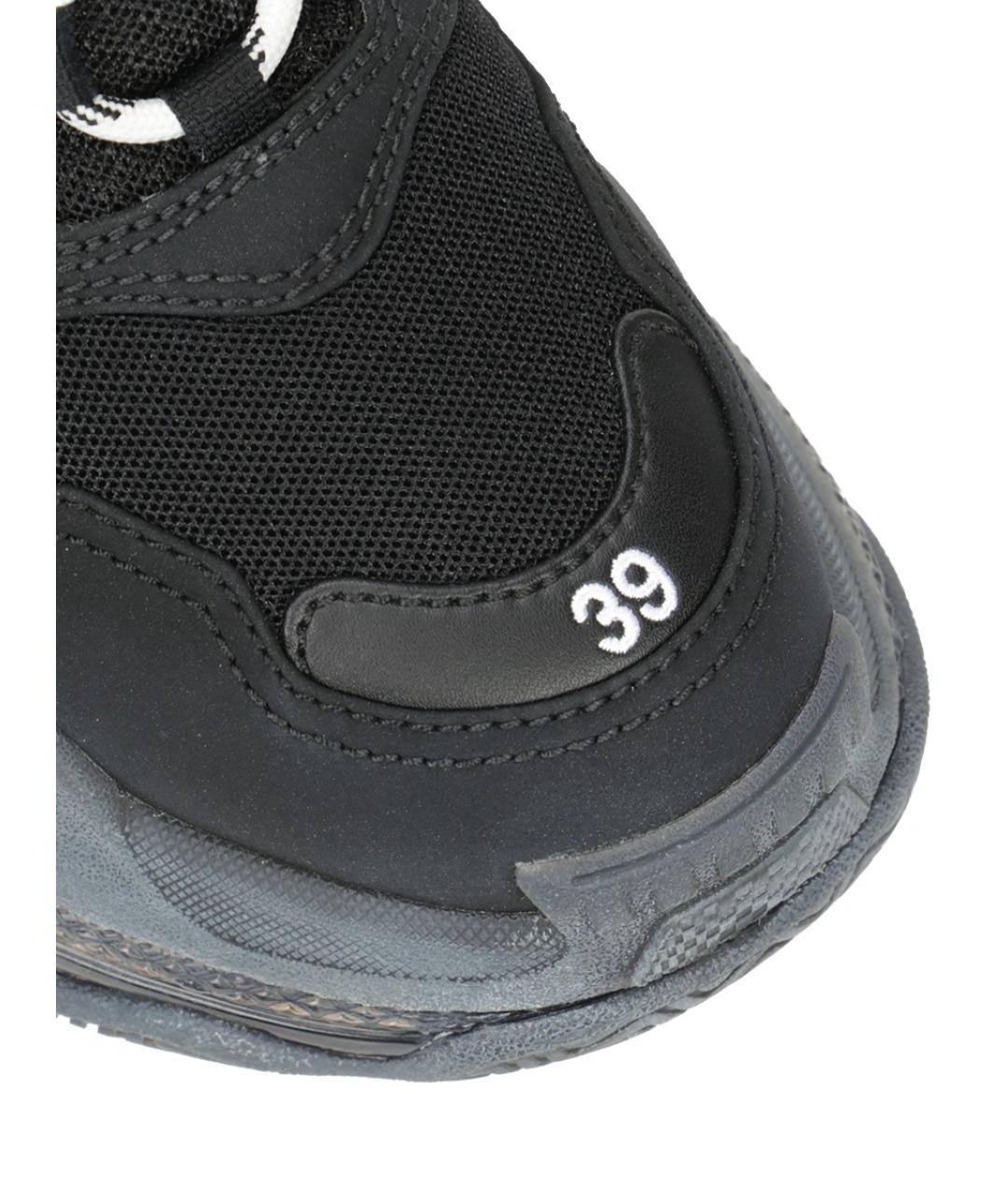 BALENCIAGA Черные кроссовки, фото 5