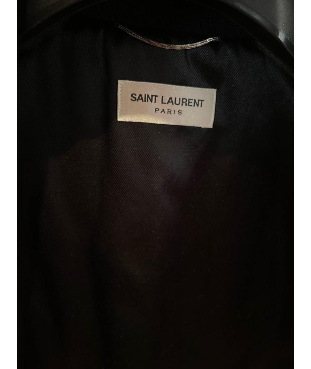 SAINT LAURENT Черная куртка, фото 3