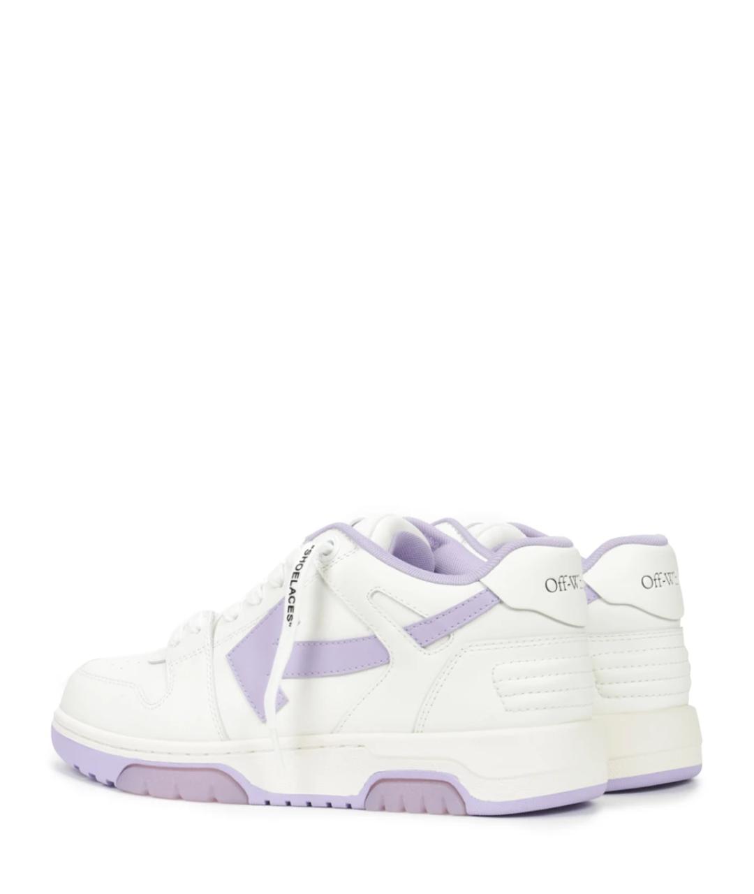 OFF-WHITE Белые кеды, фото 4