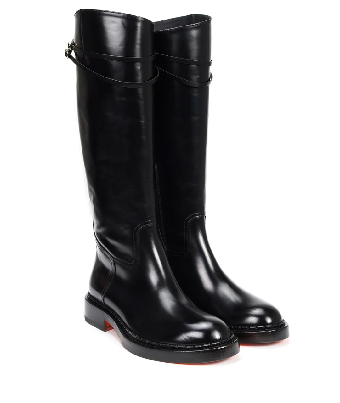 SANTONI Черные сапоги, фото 2