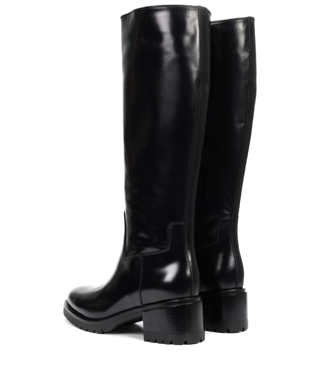 SANTONI Черные сапоги, фото 4