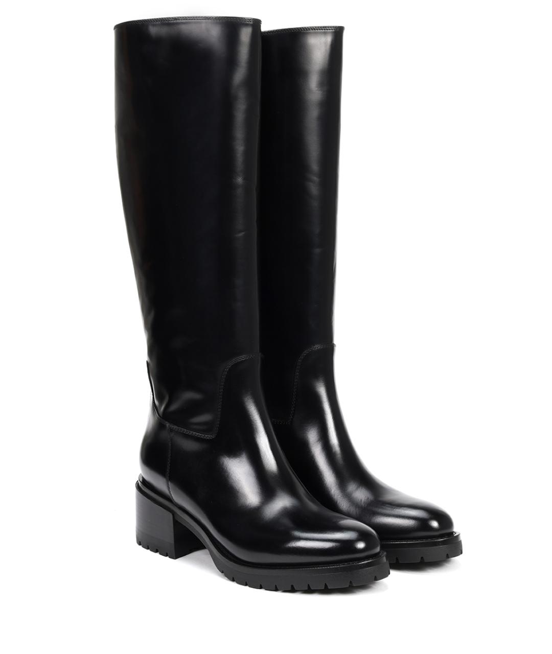 SANTONI Черные сапоги, фото 2