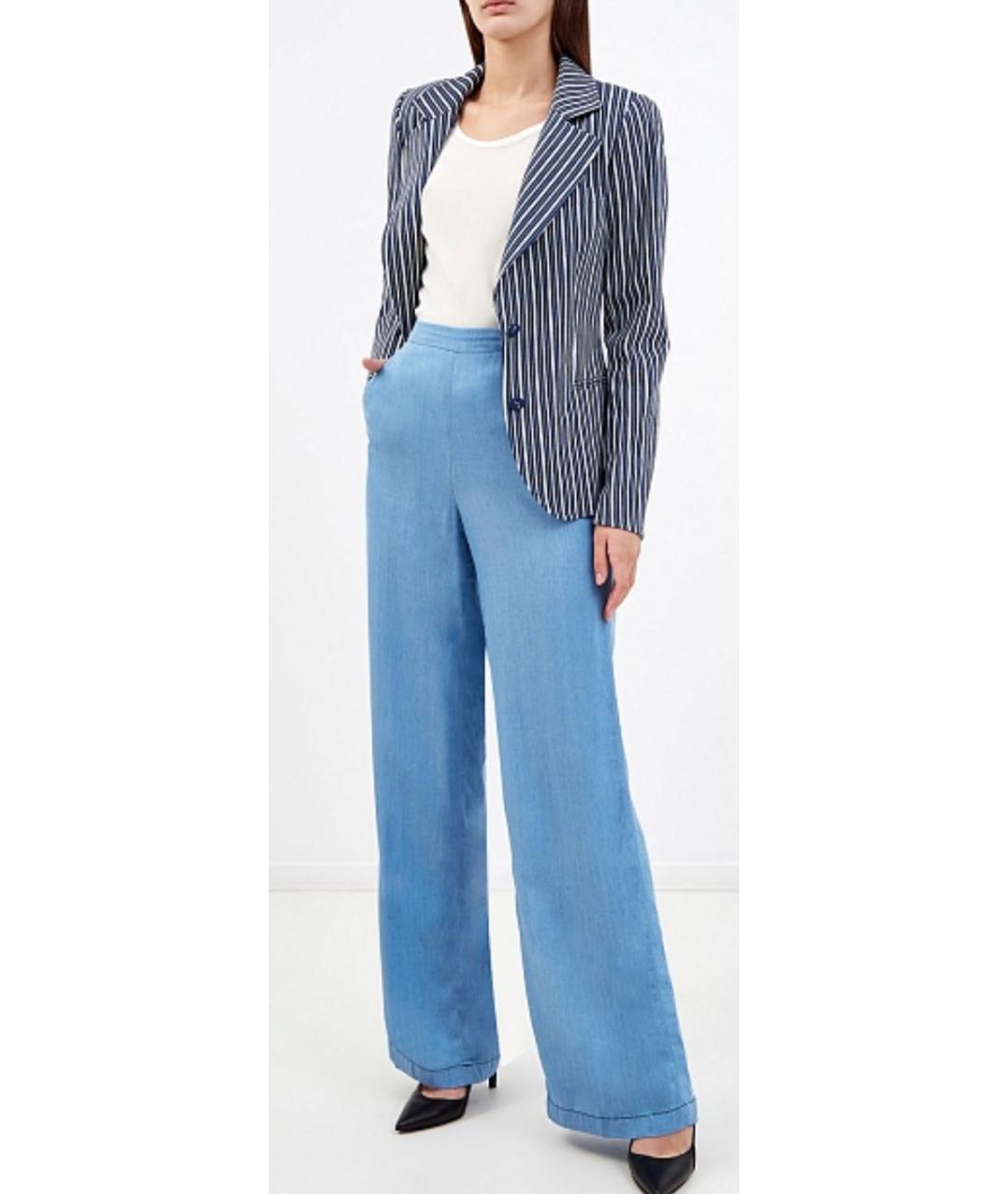 JACOB COHEN Синий хлопковый жакет/пиджак, фото 5