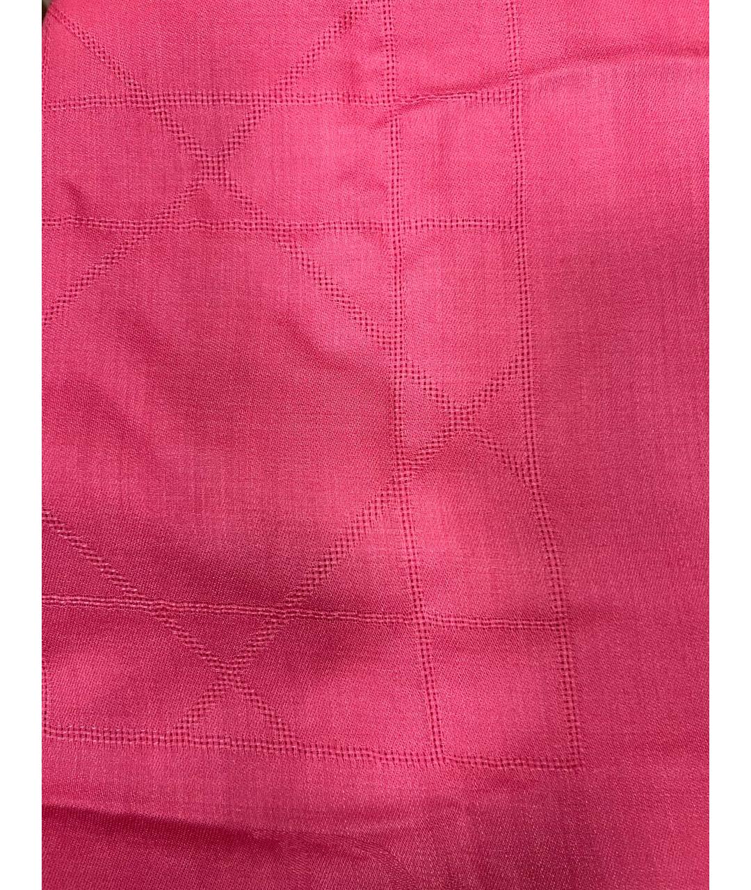 CHRISTIAN DIOR PRE-OWNED Розовый платок, фото 3