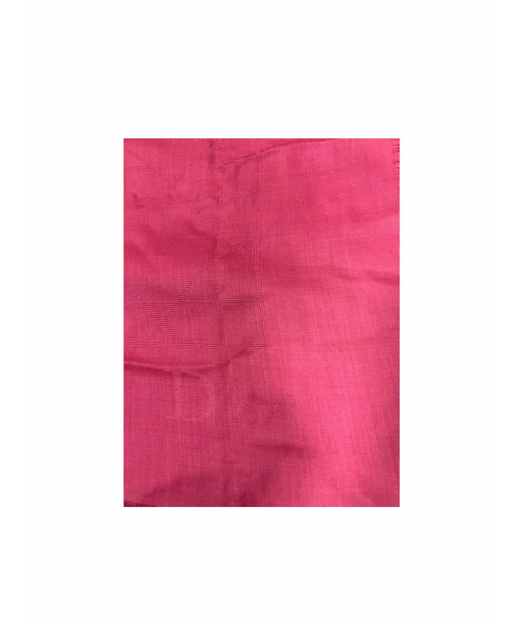 CHRISTIAN DIOR PRE-OWNED Розовый платок, фото 1