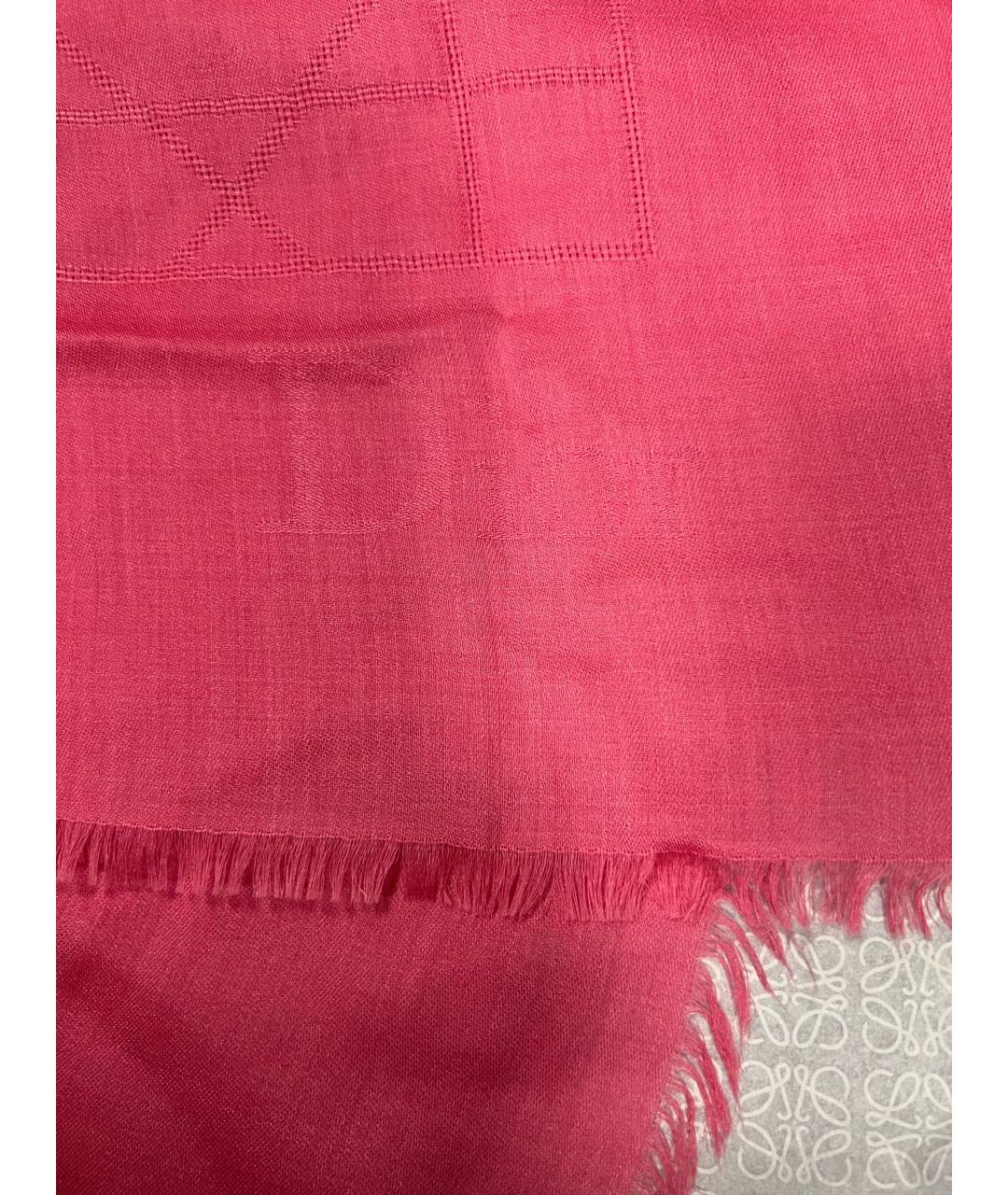 CHRISTIAN DIOR PRE-OWNED Розовый платок, фото 2