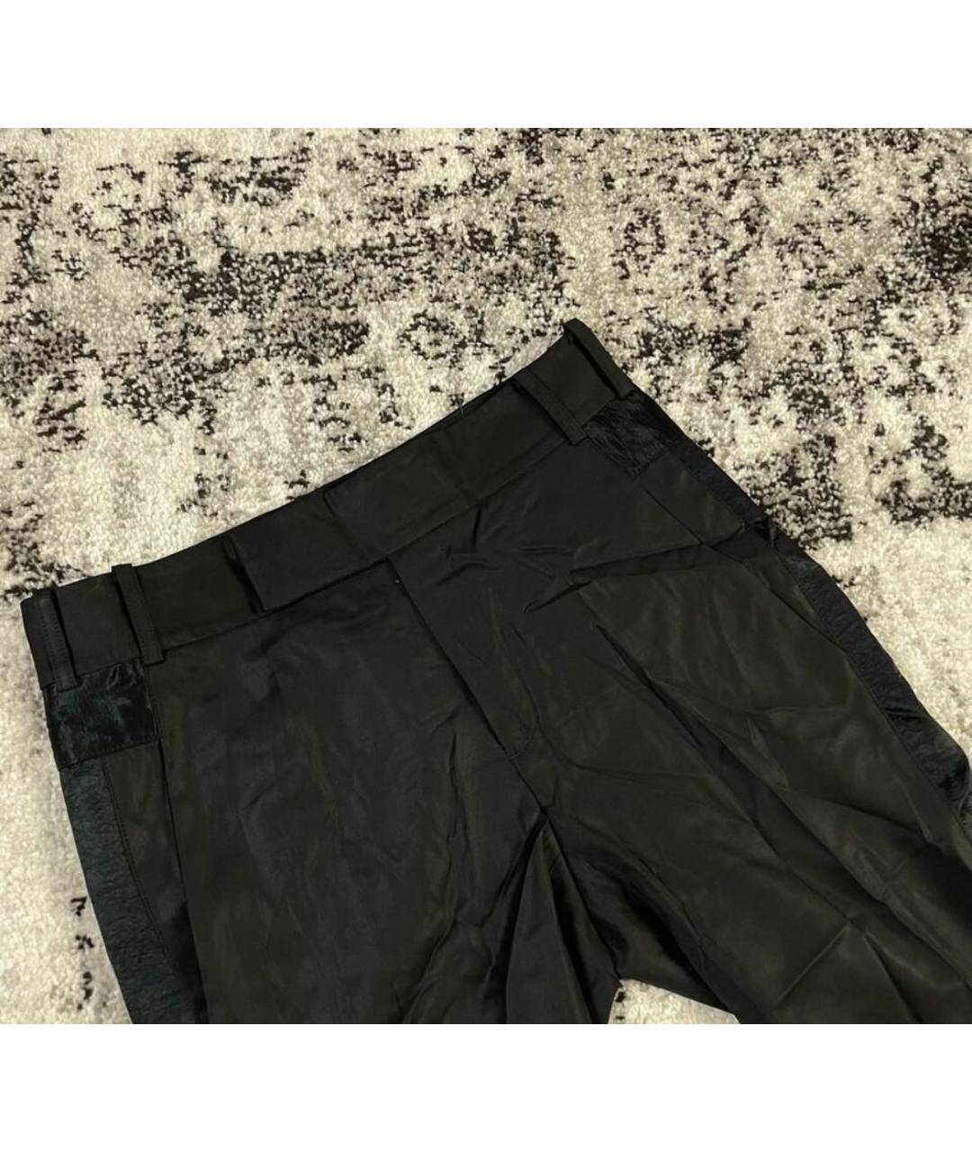 HELMUT LANG Черные прямые брюки, фото 2