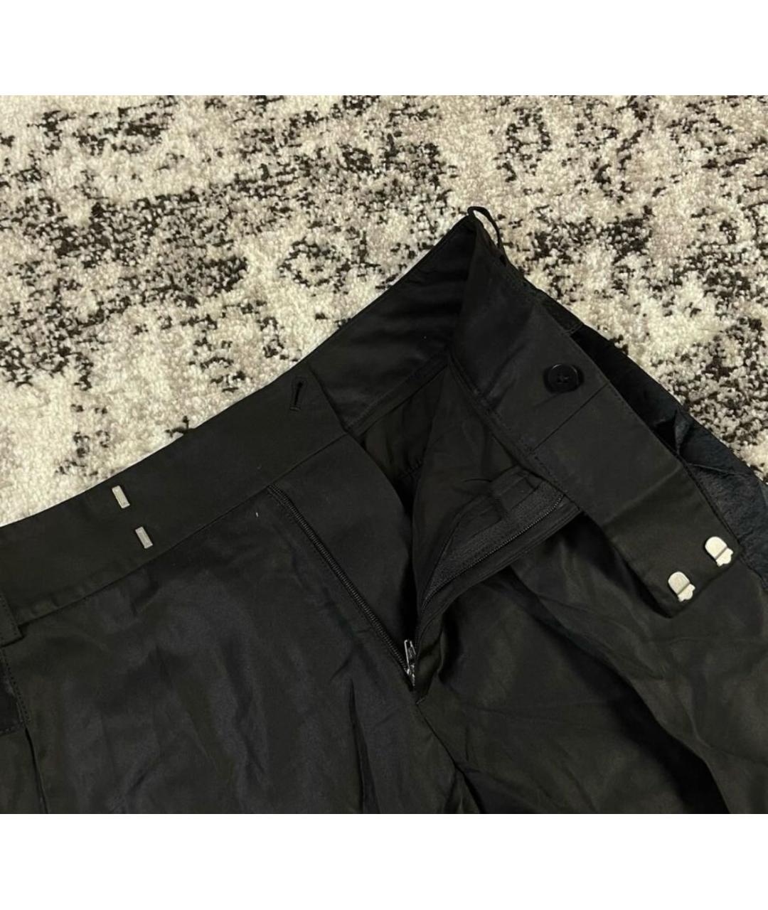 HELMUT LANG Черные прямые брюки, фото 4