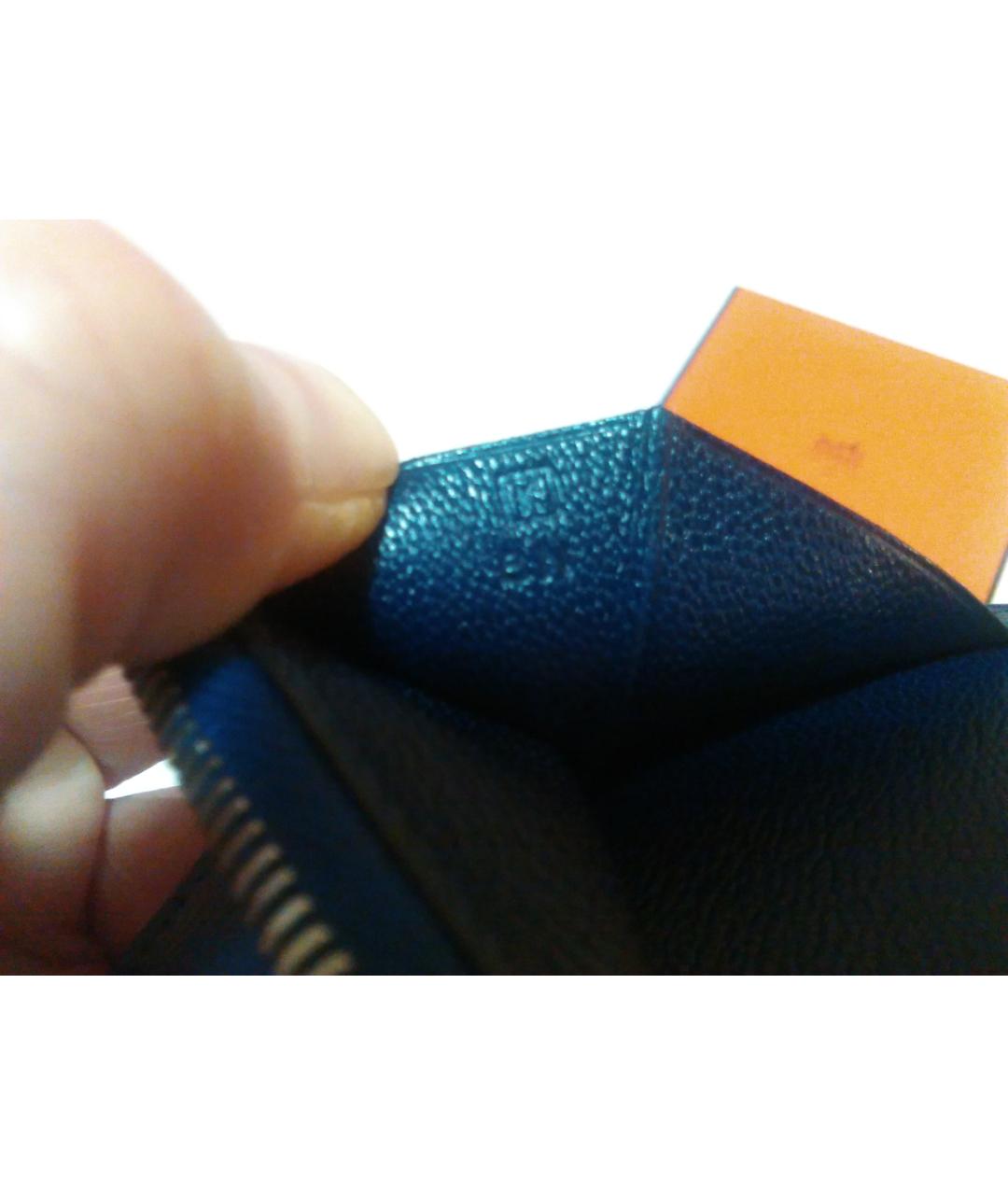 HERMES PRE-OWNED Синий кошелек из экзотической кожи, фото 4