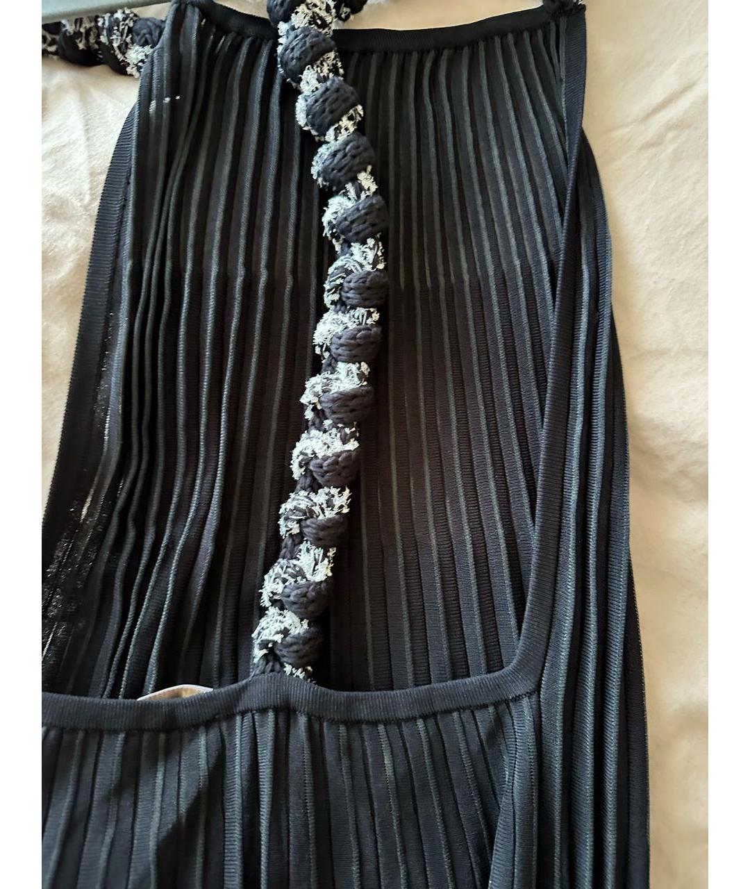 MRZ Черное вискозное коктейльное платье, фото 3