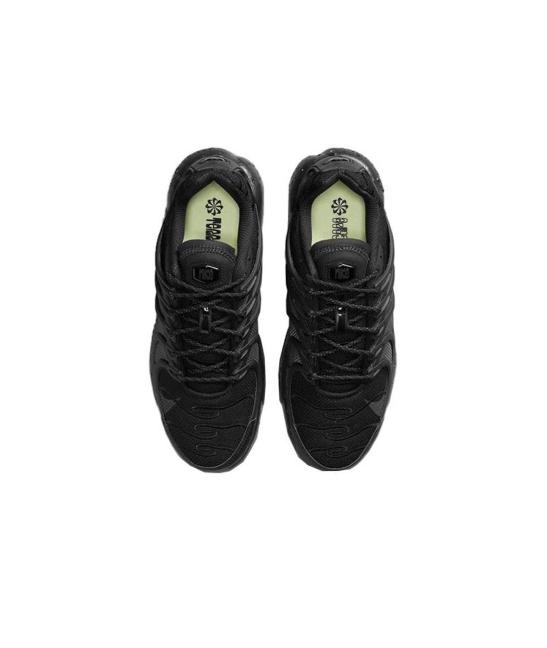 NIKE Черные синтетические низкие кроссовки / кеды, фото 3