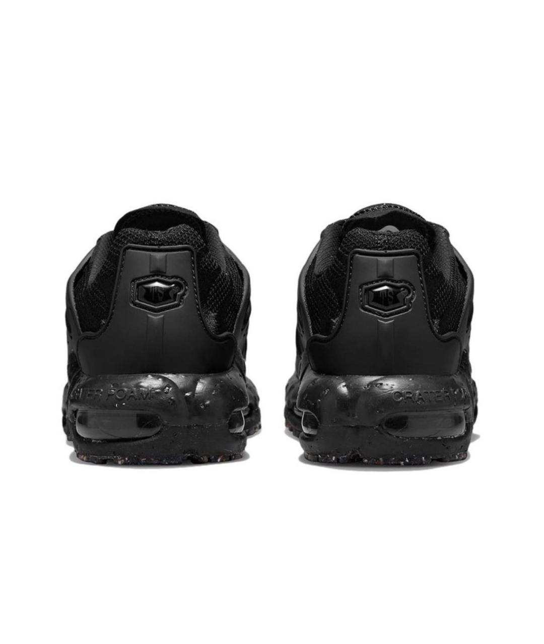 NIKE Черные синтетические низкие кроссовки / кеды, фото 4