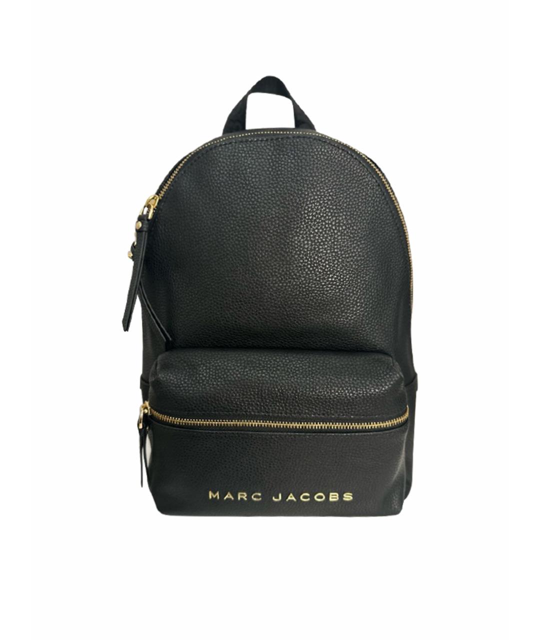 MARC JACOBS Черный кожаный рюкзак, фото 1