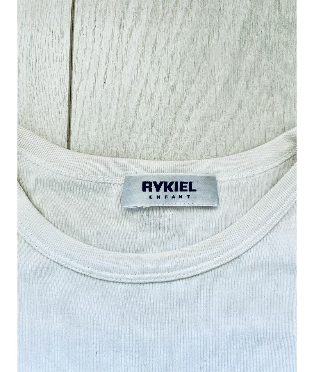 SONIA RYKIEL Белый хлопковый детская футболка / топ, фото 4