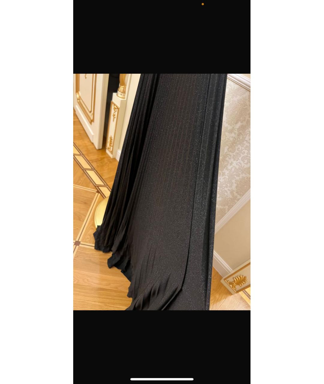 ELISABETTA FRANCHI Черное вечернее платье, фото 5