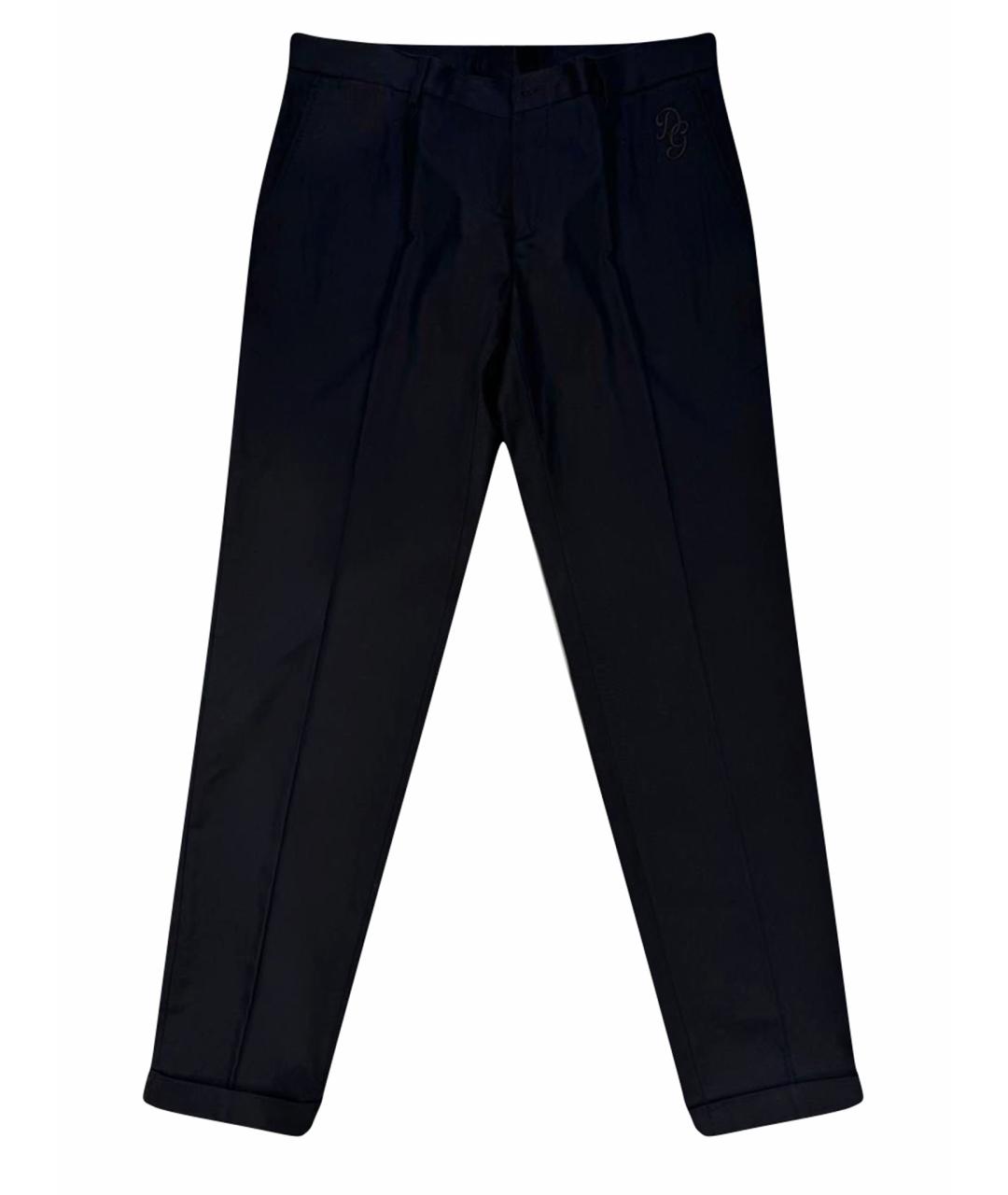 DOLCE&GABBANA Черные классические брюки, фото 1