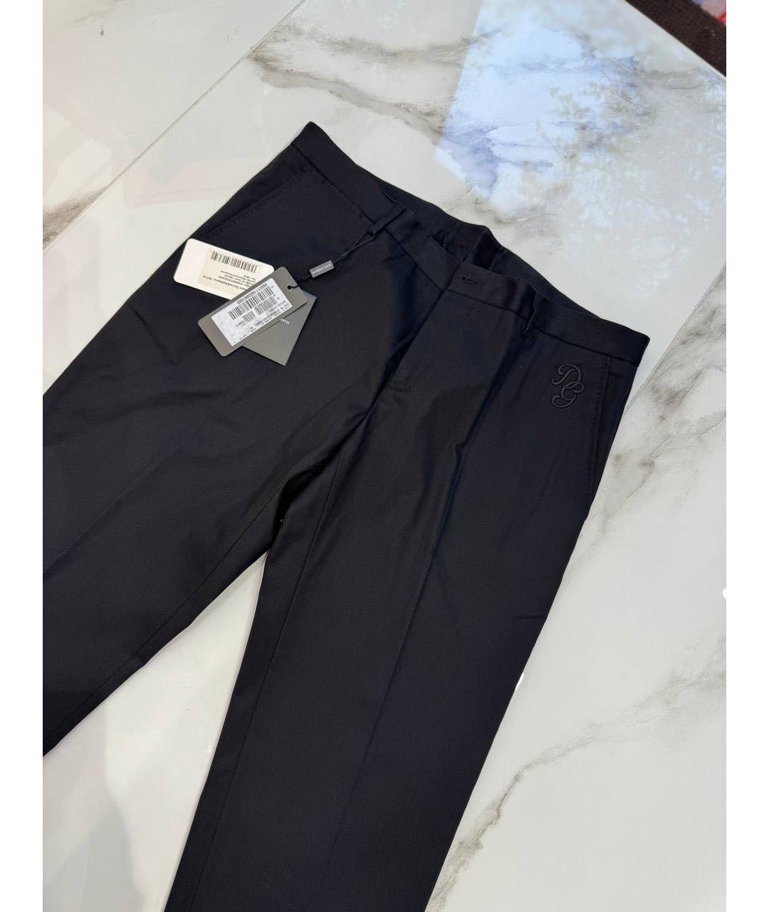 DOLCE&GABBANA Черные классические брюки, фото 3