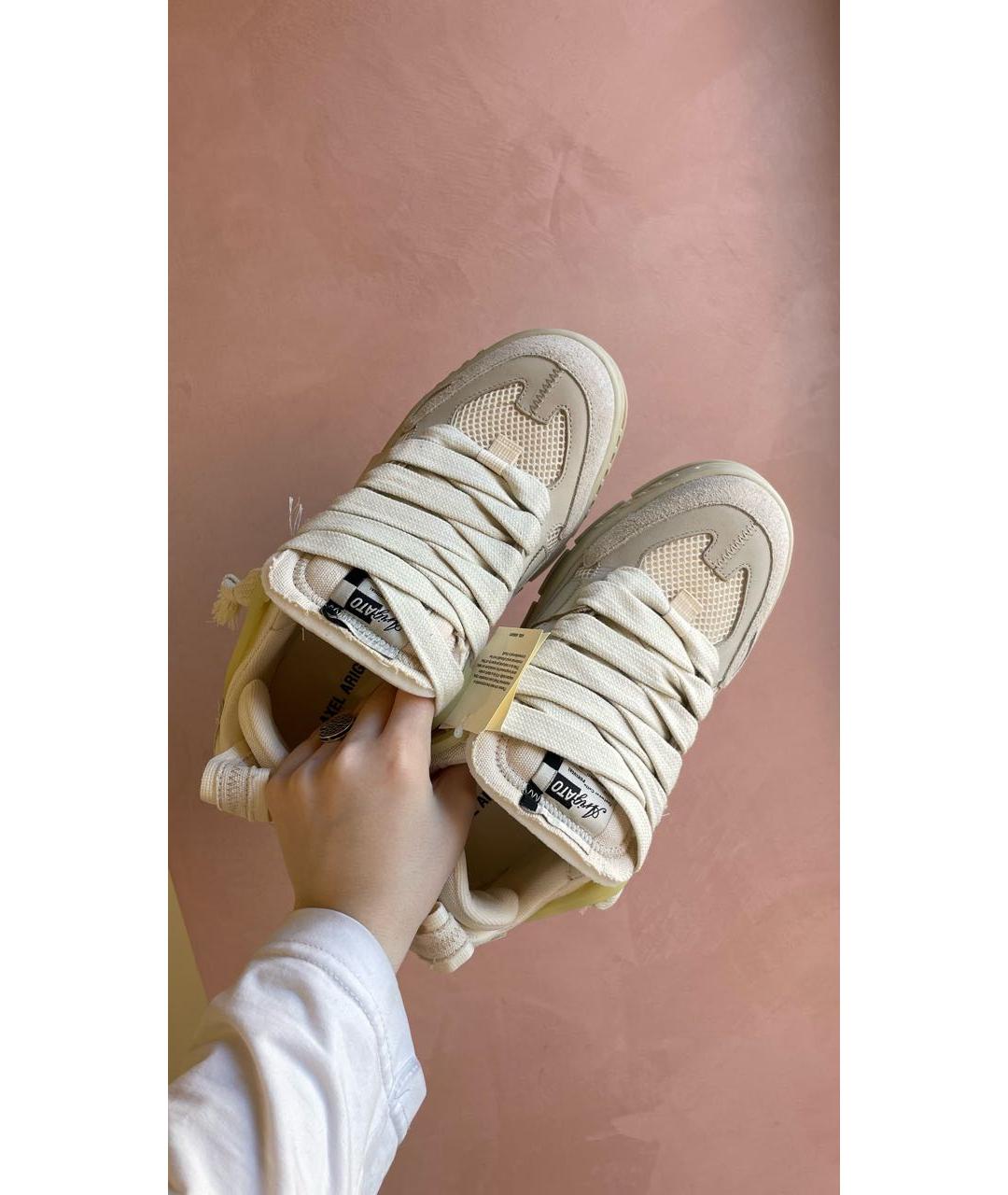 AXEL ARIGATO Бежевые низкие кроссовки / кеды, фото 7
