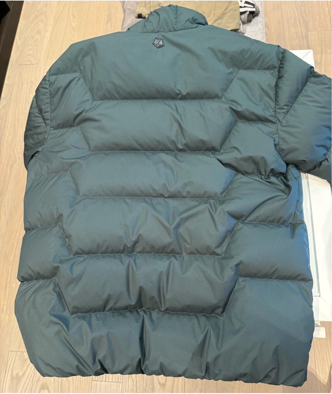 ZZEGNA Зеленая полиэстеровая куртка, фото 2