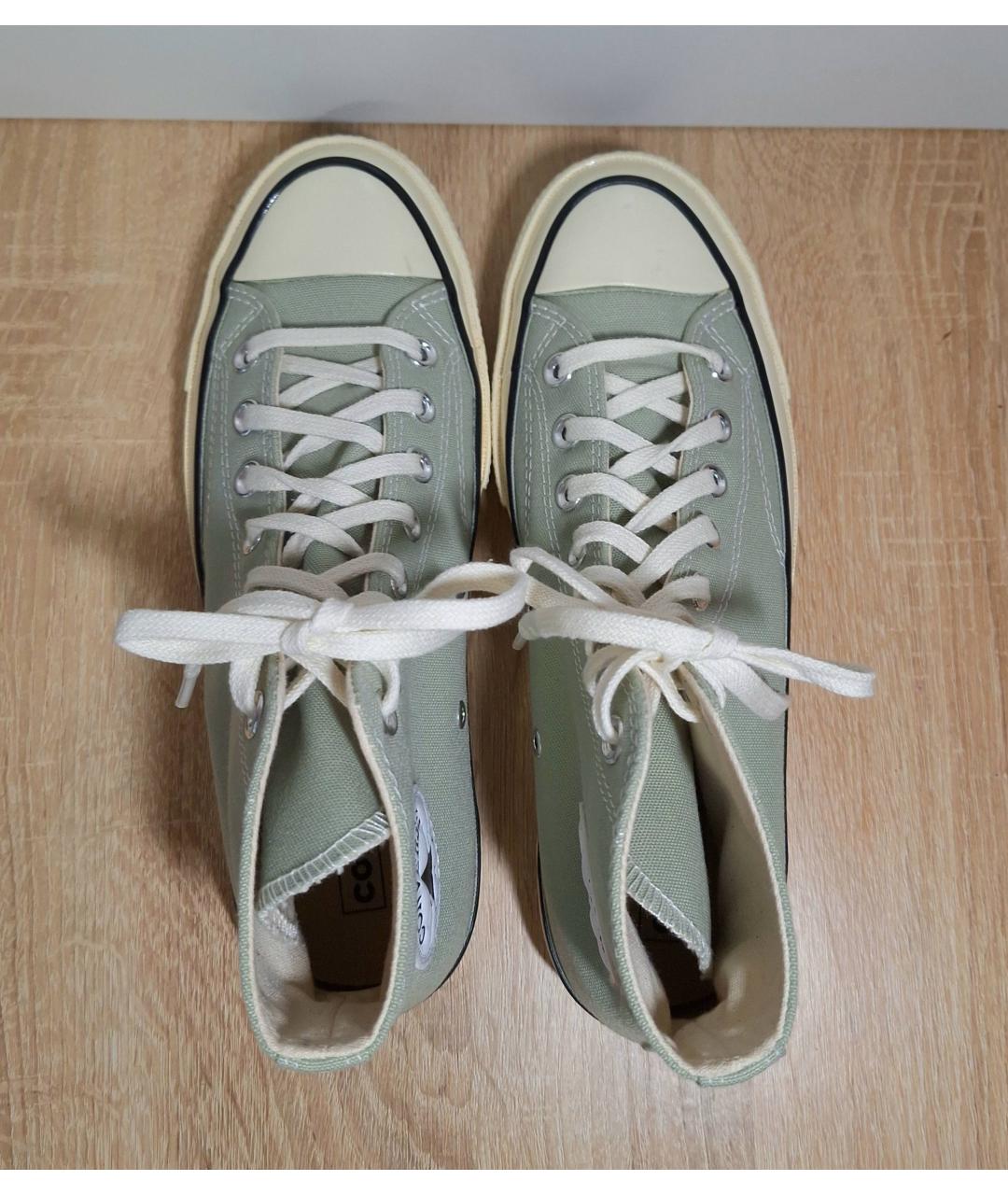 CONVERSE Салатовые текстильные кеды, фото 3