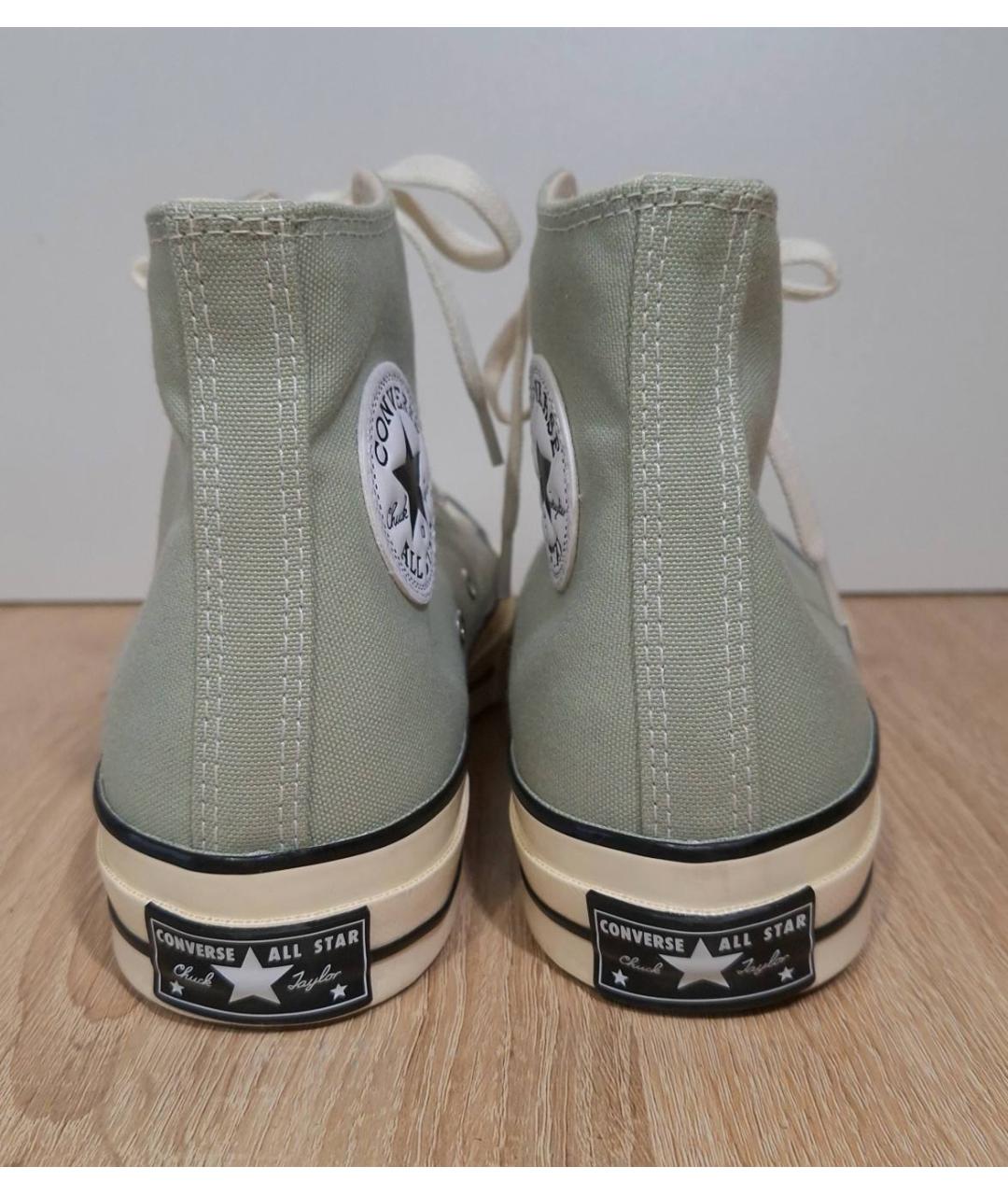 CONVERSE Салатовые текстильные кеды, фото 4