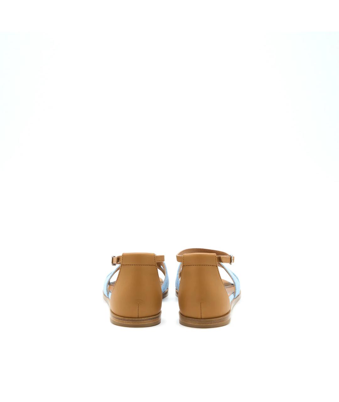 HERMES PRE-OWNED Мульти кожаные сандалии, фото 4
