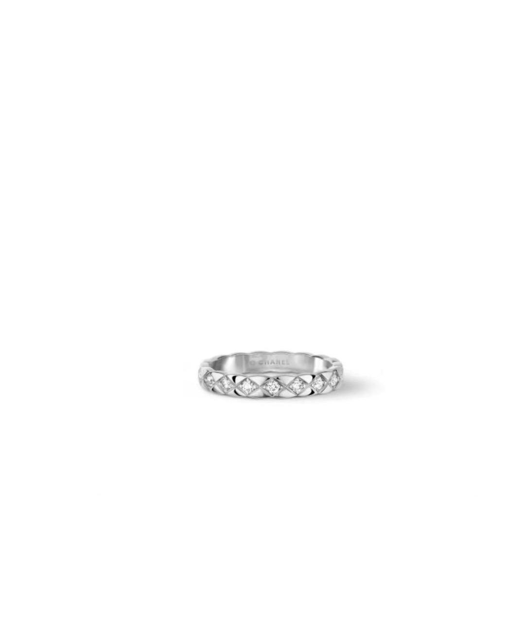 CHANEL PRE-OWNED Белое кольцо из белого золота, фото 7