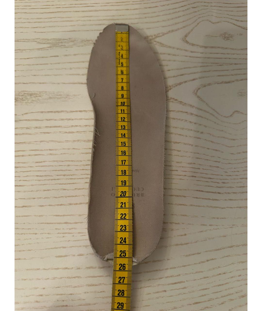 BRUNELLO CUCINELLI Бежевые замшевые кроссовки, фото 8