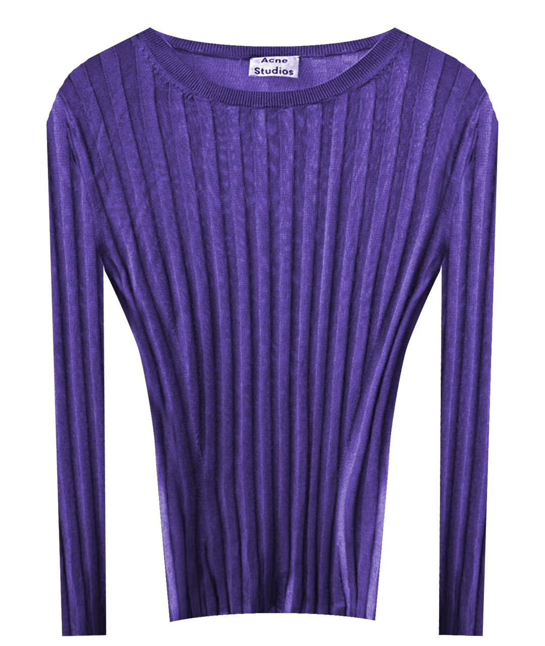 ACNE STUDIOS Фиолетовый вискозный джемпер / свитер, фото 1