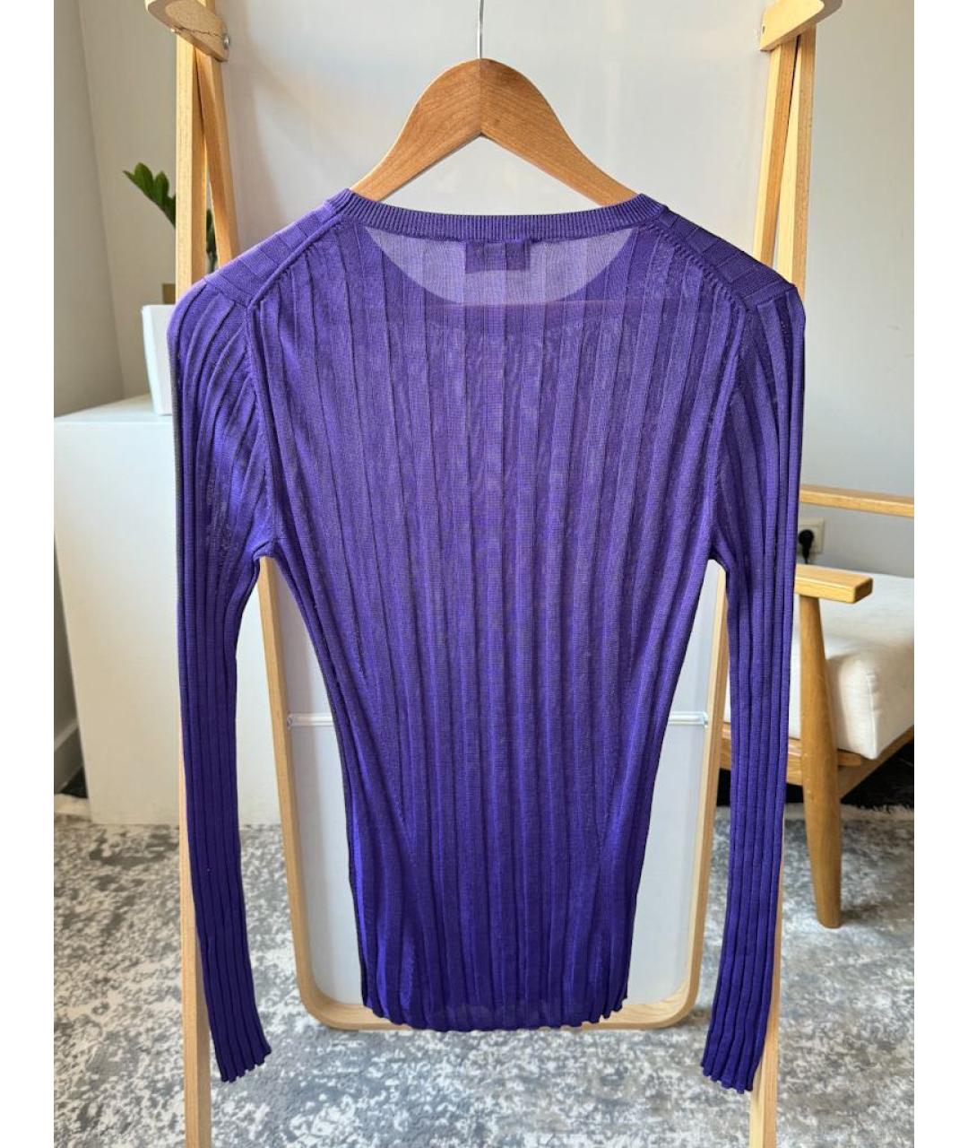 ACNE STUDIOS Фиолетовый вискозный джемпер / свитер, фото 2
