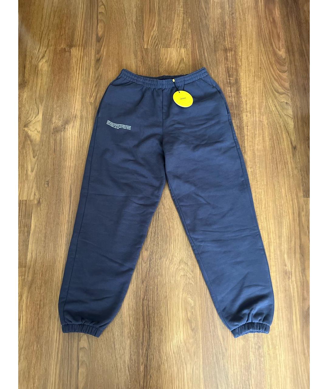 THE PANGAIA Темно-синие хлопковые спортивные брюки и шорты, фото 4