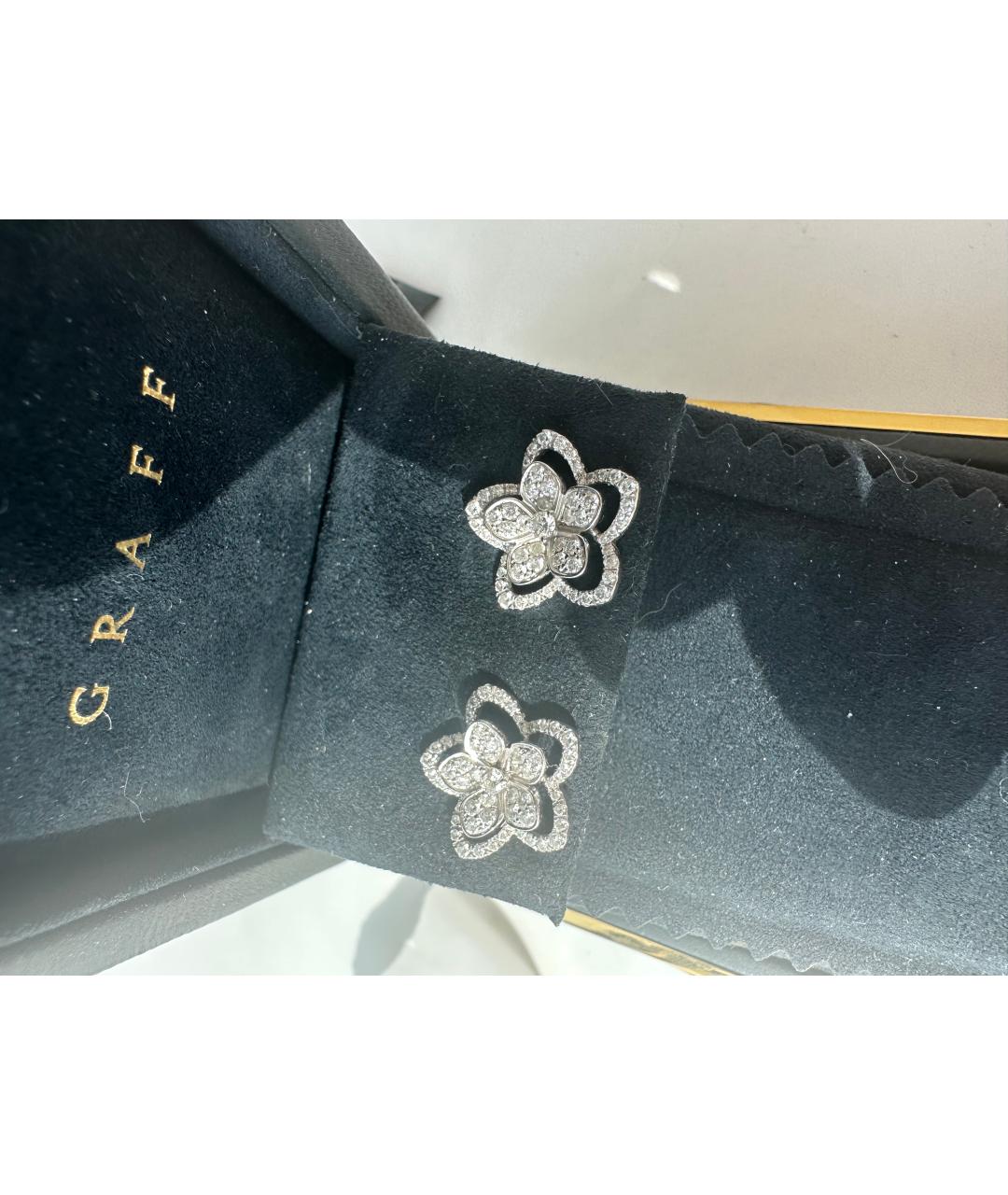 GRAFF Белые серьги из белого золота, фото 3